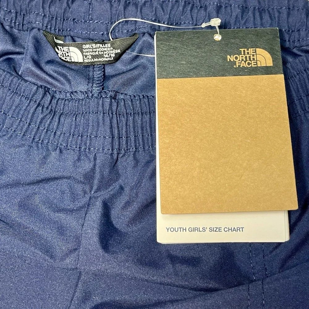 NEW The North Face Girls Class V Water Short Flash Dry Hiking Blue Large (14/16)